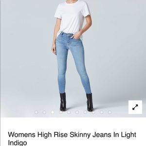 DSTLD high rise skinny jeans
